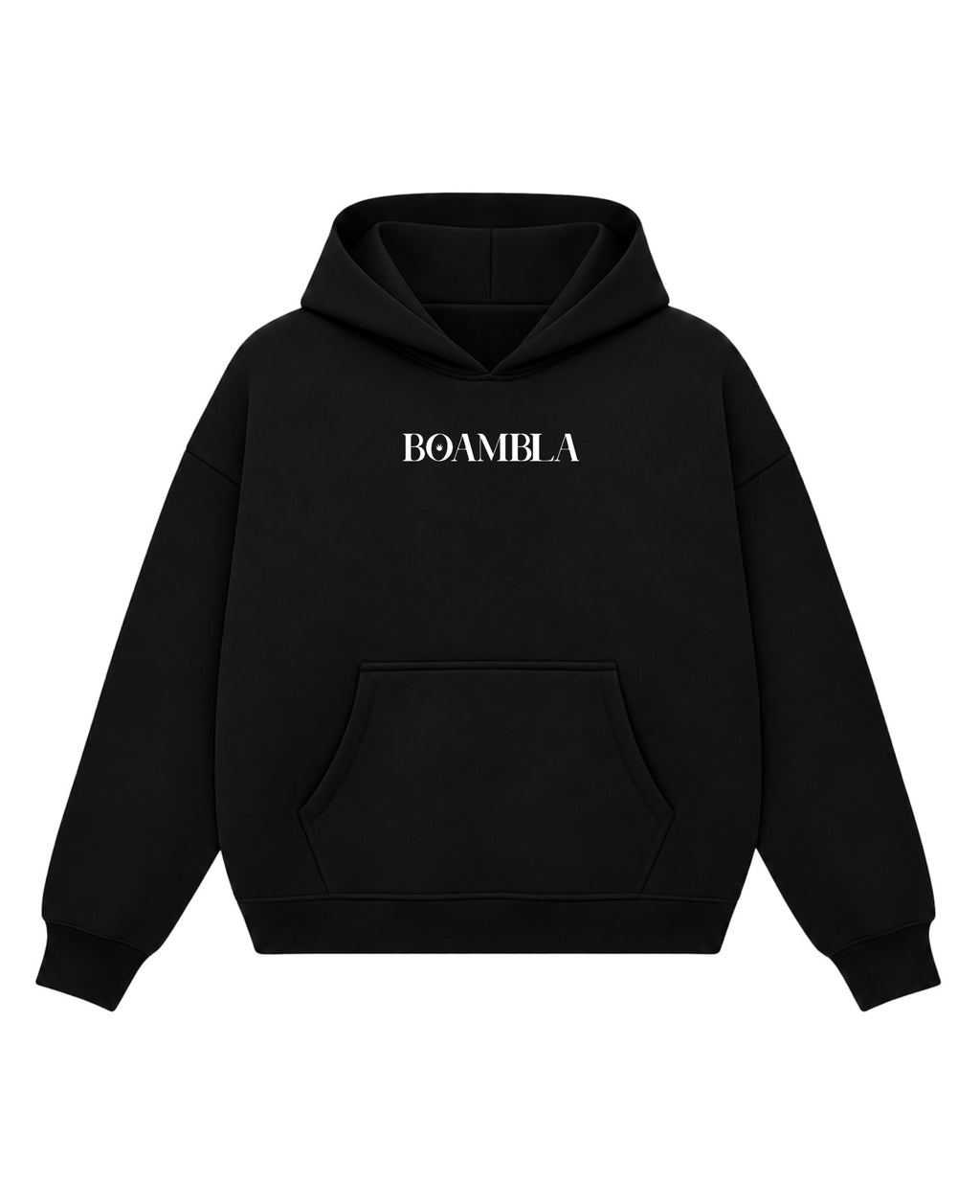 BOAMBLA BIG BULL — No Fear Oversized Hoodie | Black