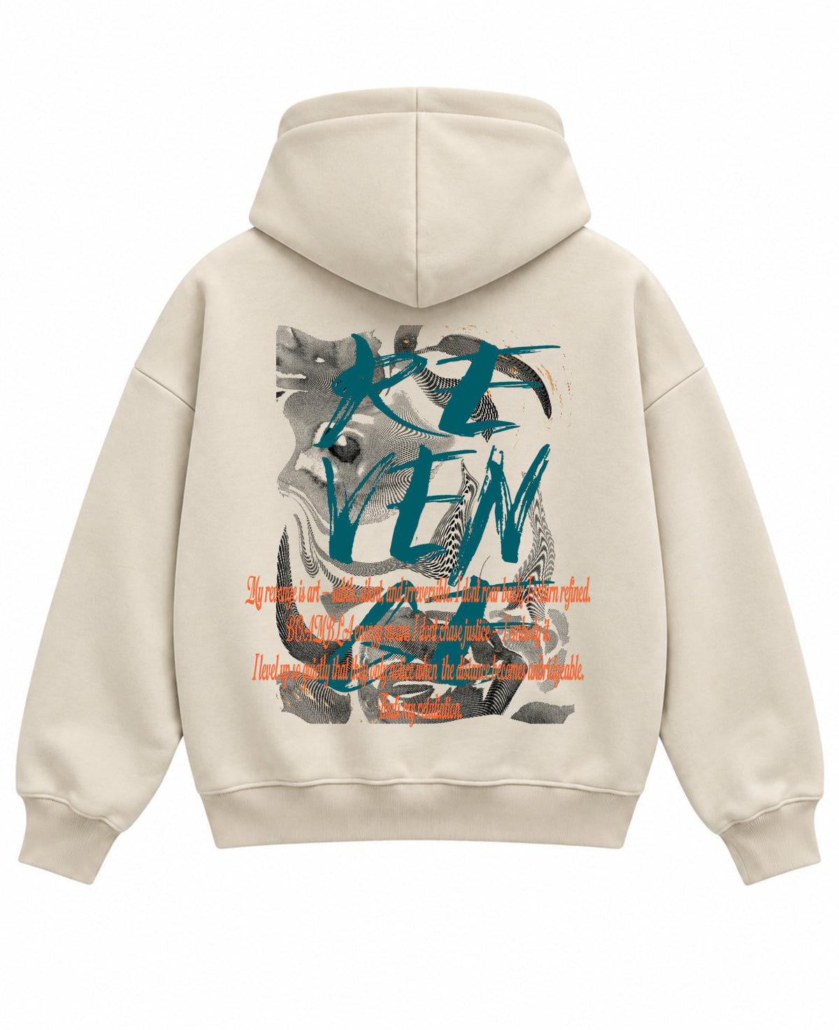 BOAMBLA Revenge — Cold Energy Oversized Hoodie | Off White