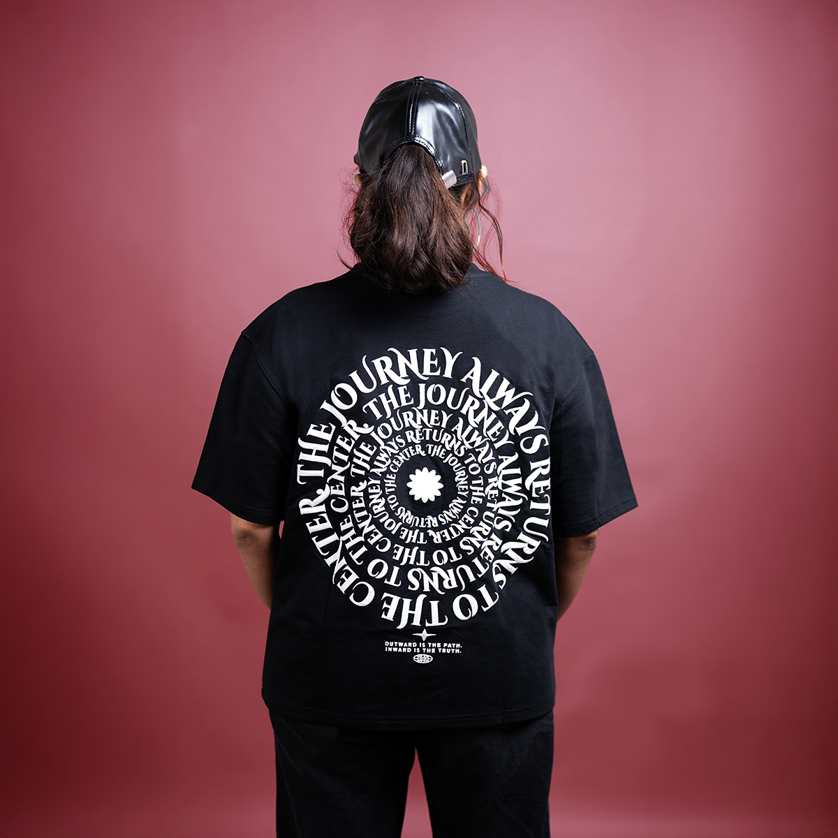 BOAMBLA | The Journey (Mandala Art) Tee | Black