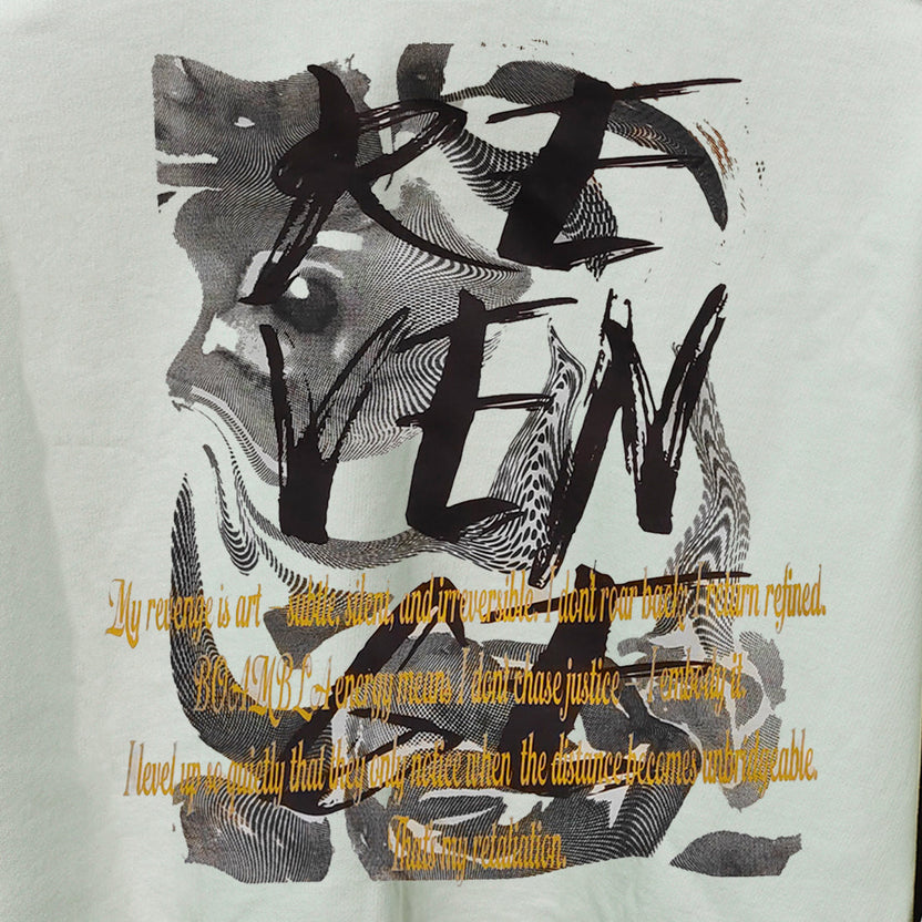 BOAMBLA Revenge | Cold Energy Oversized Tee | White