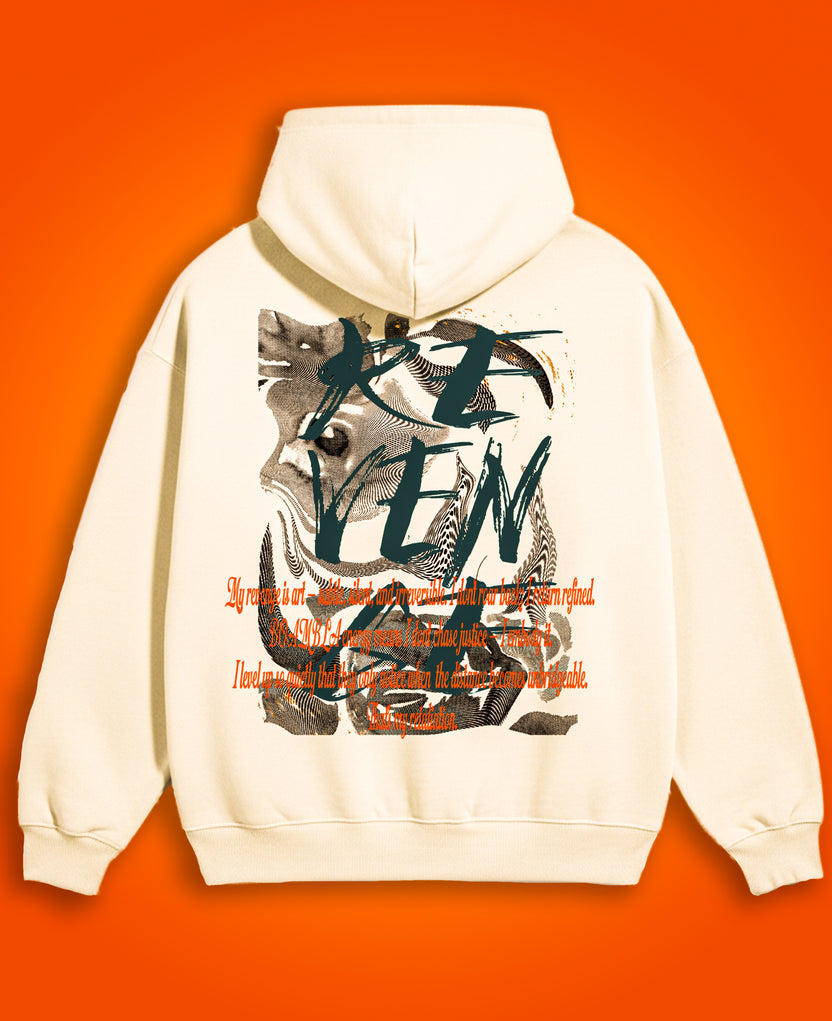 BOAMBLA Revenge — Cold Energy Oversized Hoodie | Off White