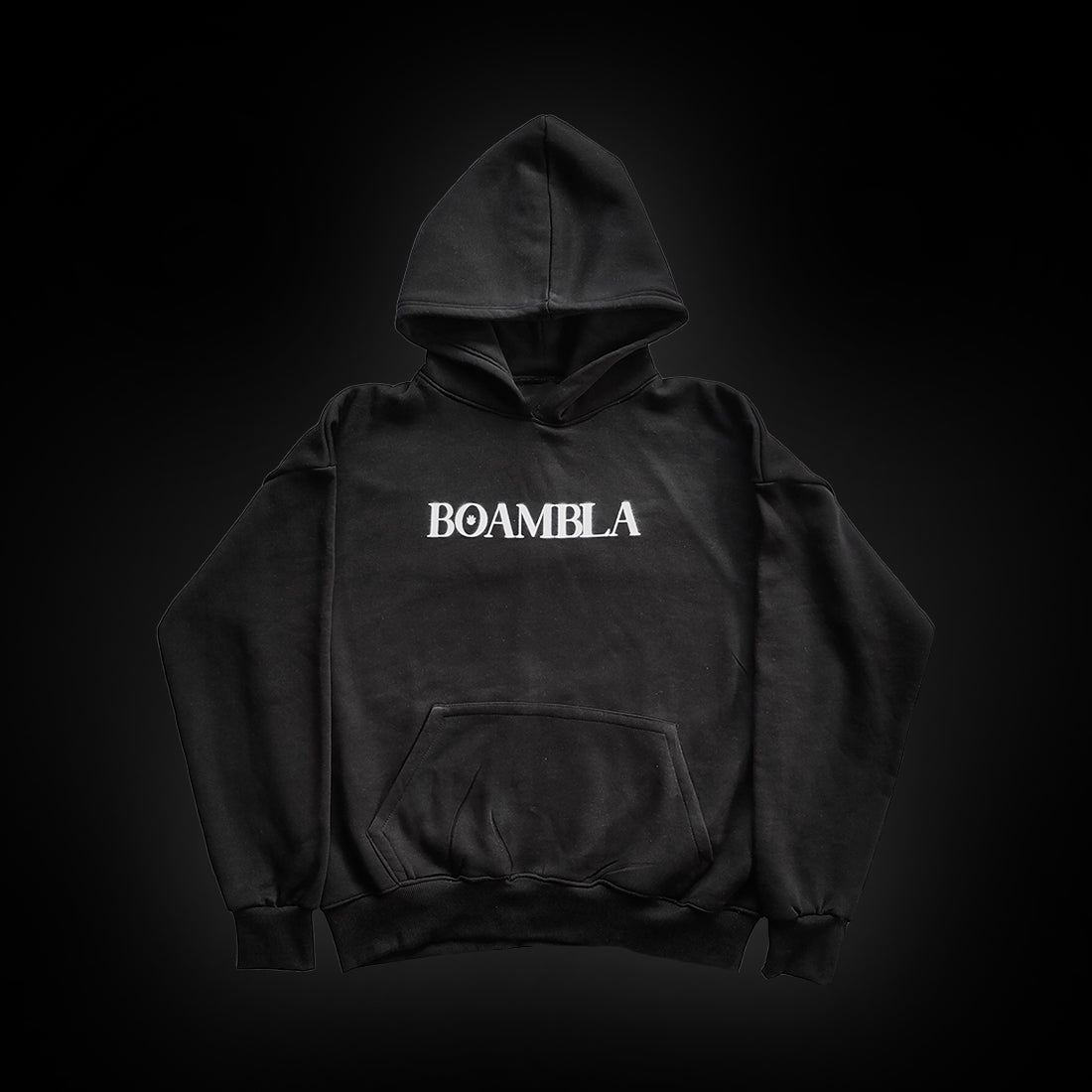 Black | BOAMBLA BIG BULL No Fear Oversized Hoodie