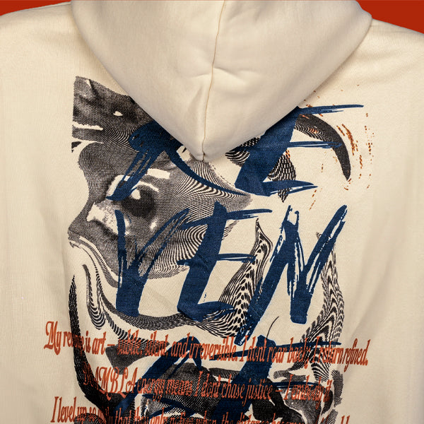 BOAMBLA Revenge — Cold Energy Oversized Hoodie | Off White