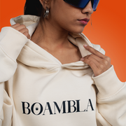 BOAMBLA Revenge — Cold Energy Oversized Hoodie | Off White