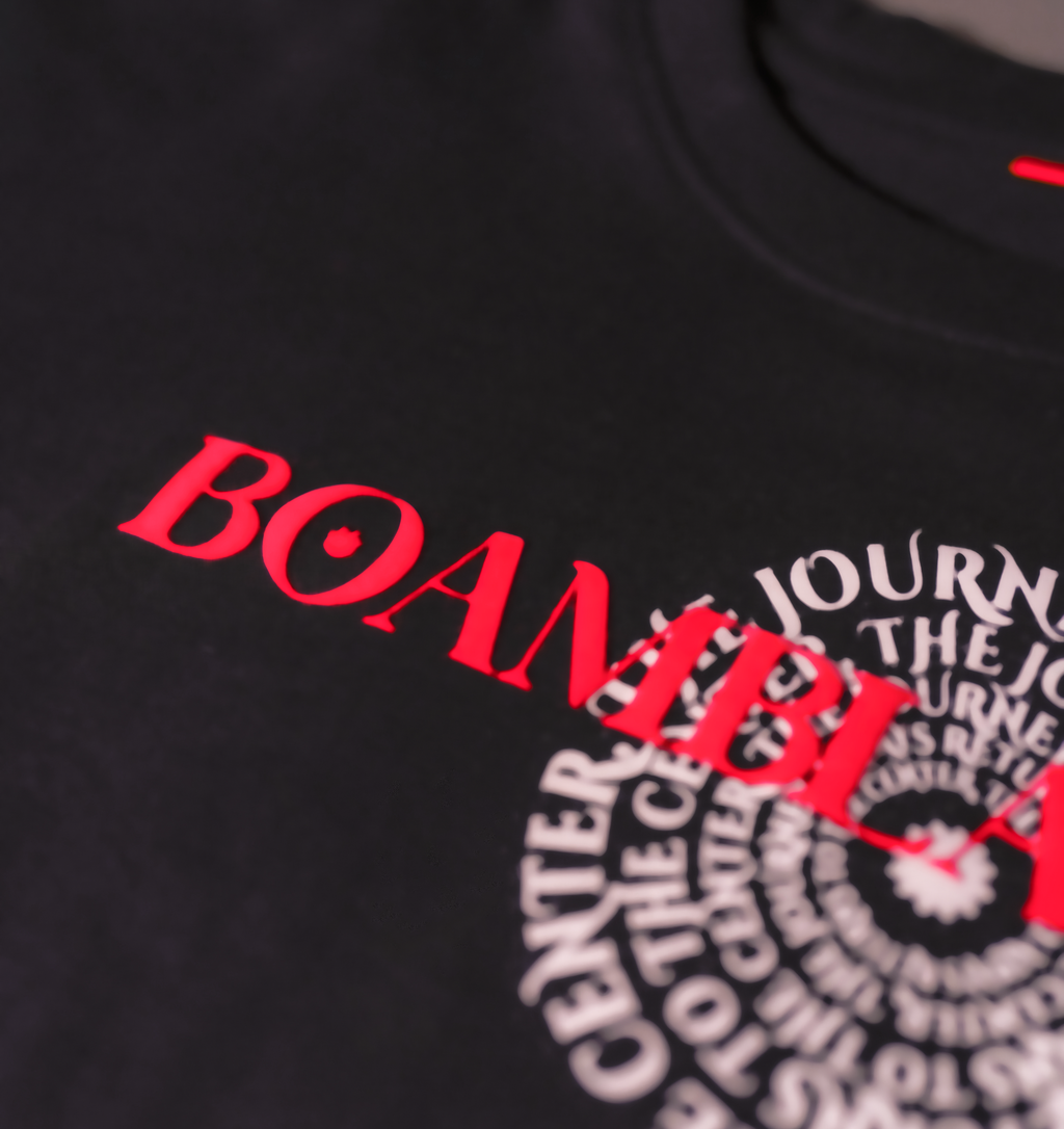 BOAMBLA | The Journey (Mandala Art) Tee | Black