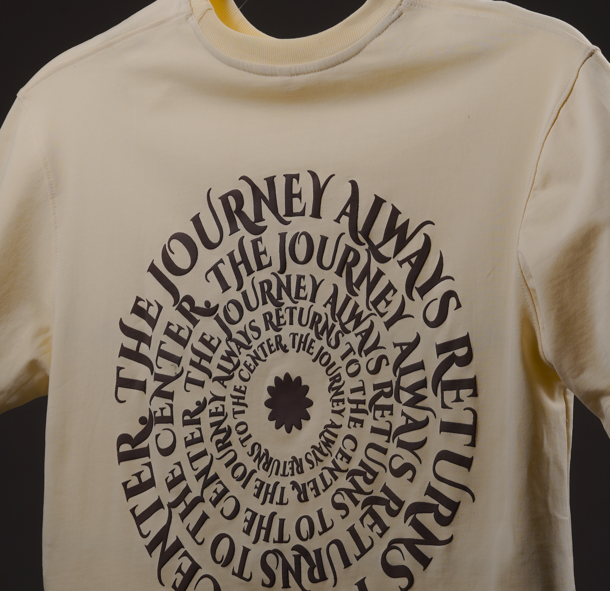 BOAMBLA | The Journey (Mandala Art) Tee | Beige