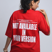 BOAMBLA Signature | Everyday Essential Oversized Tee | Red