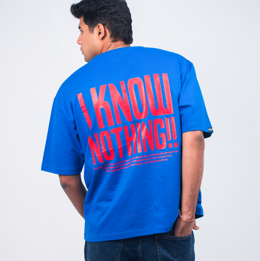 BOAMBLA Signature | Everyday Essential Oversized Tee | Blue