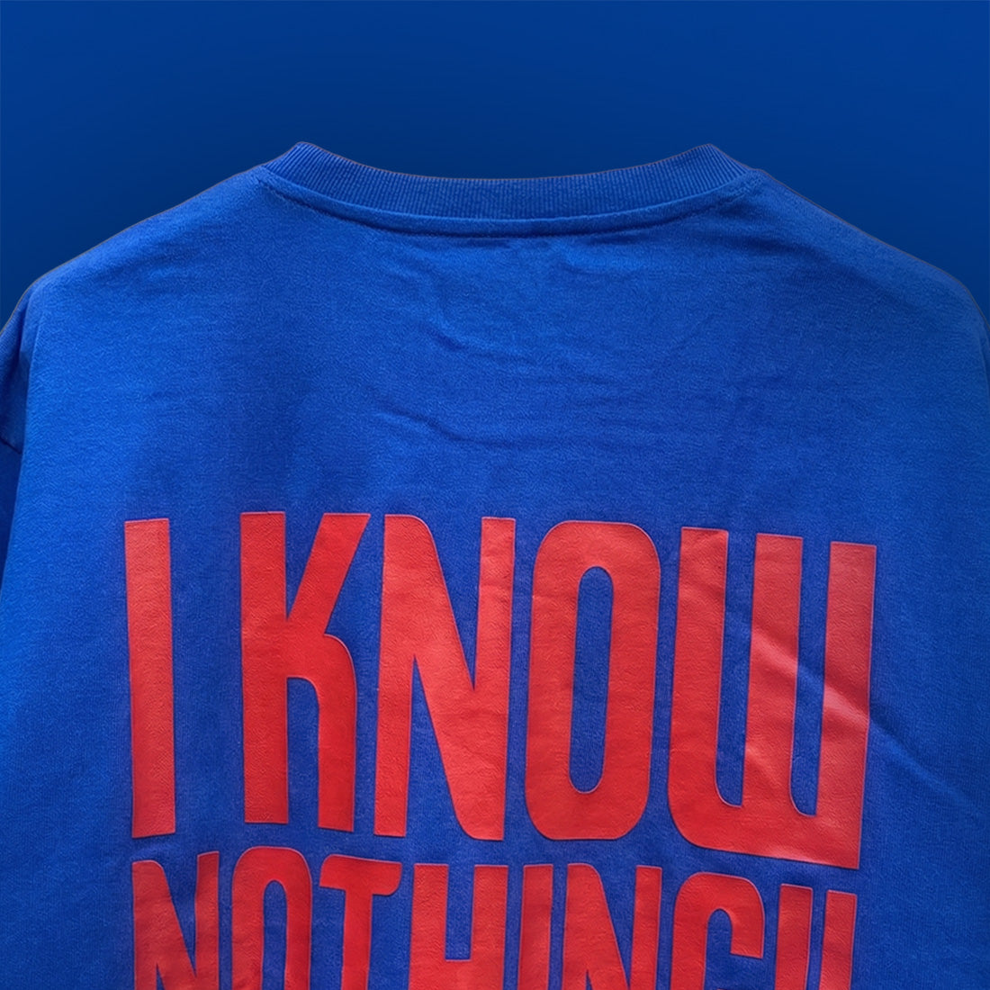 Blue |  BOAMBLA “I know Nothing” Oversized Teee