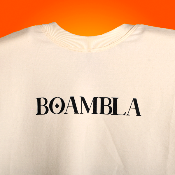 BOAMBLA White Tiger | Alpha Oversized Tee | White