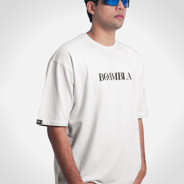 BOAMBLA White Tiger | Alpha Oversized Tee | White