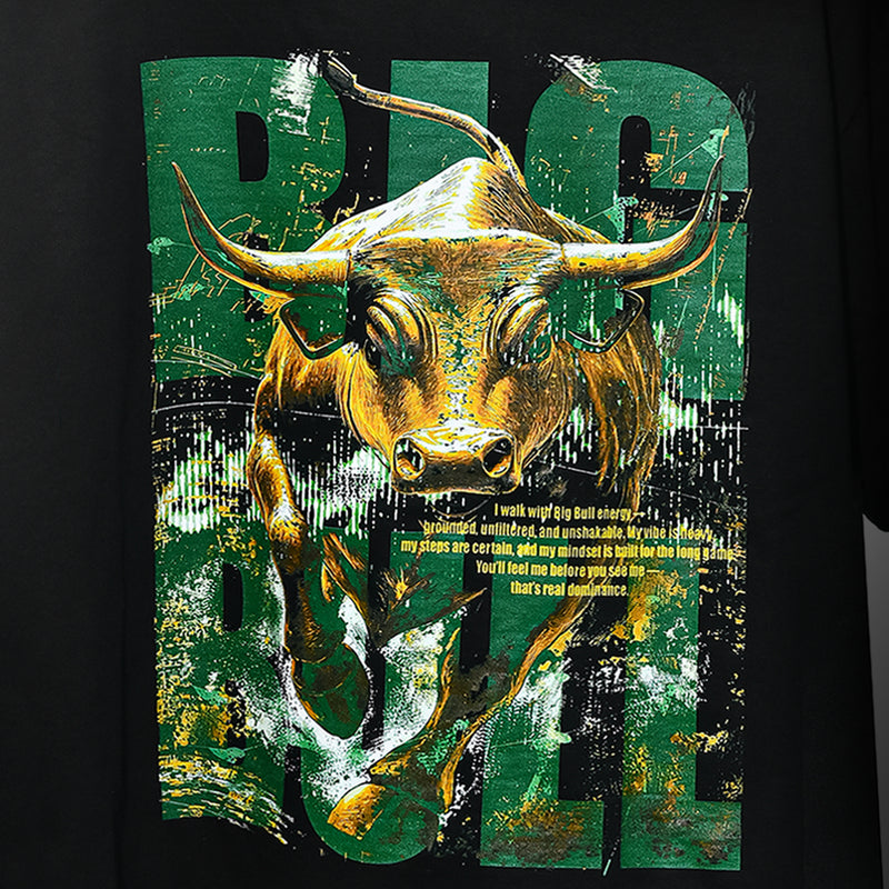 Black BOAMBLA BIG BULL — No Fear Oversized Tee