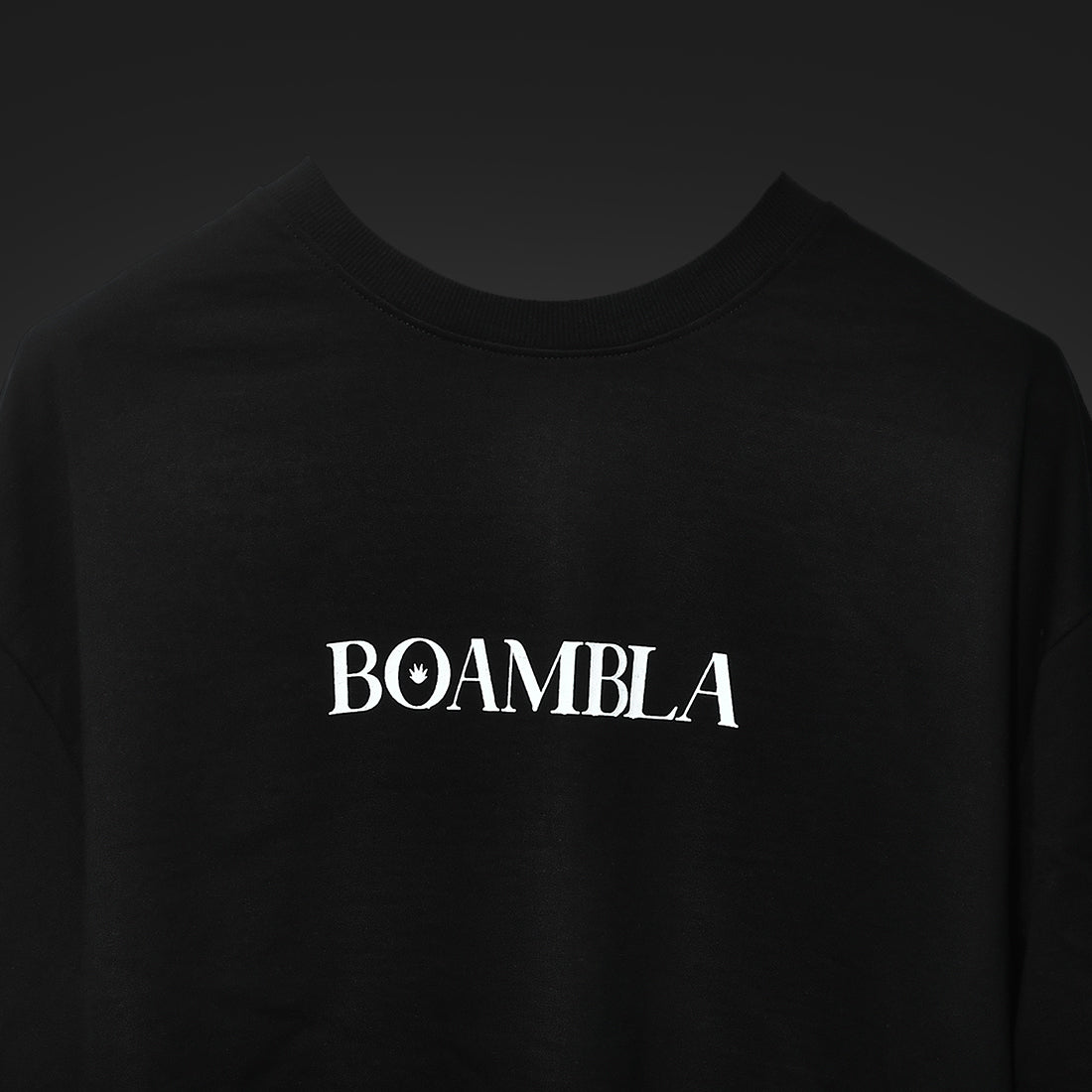 Black BOAMBLA BIG BULL — No Fear Oversized Tee