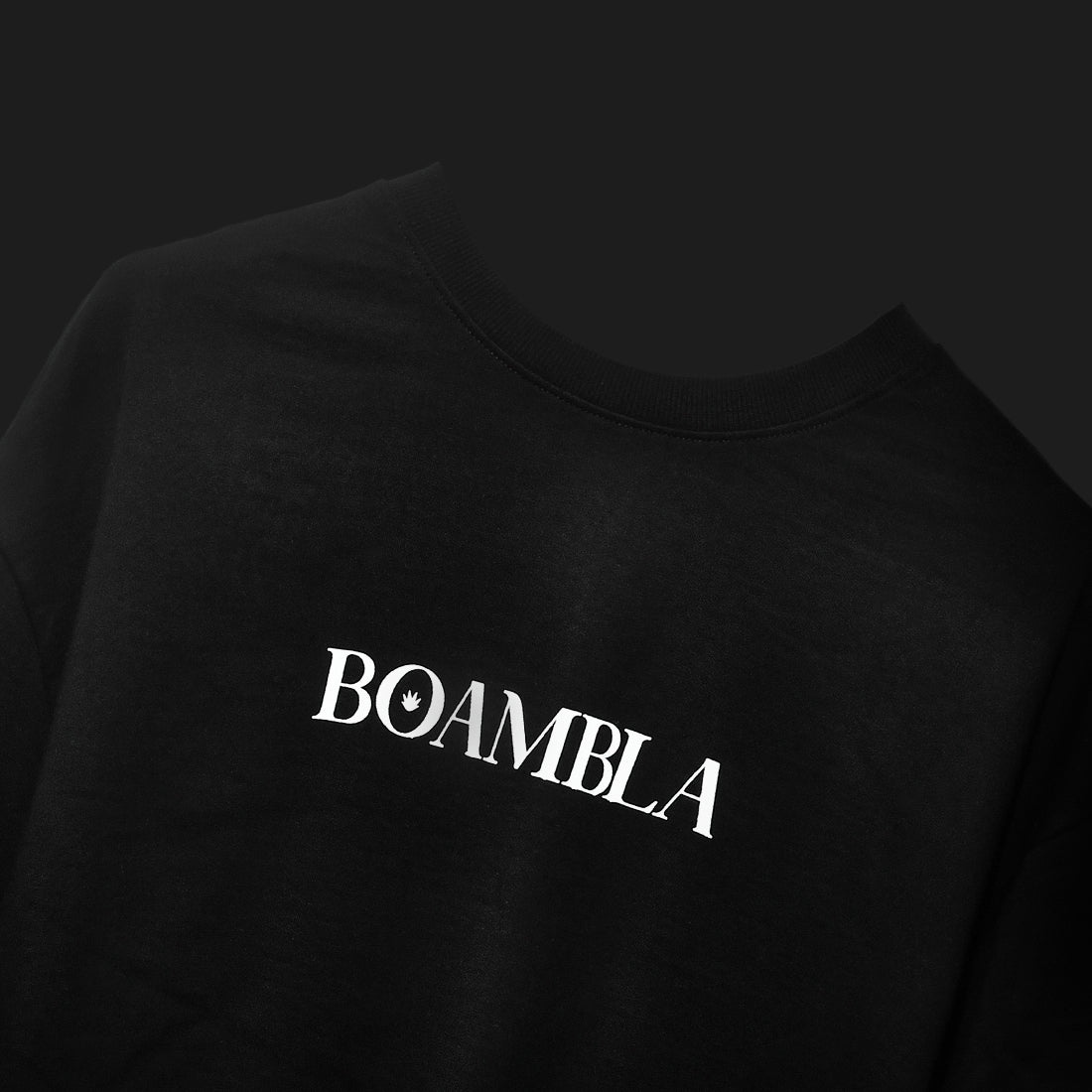Black BOAMBLA BIG BULL — No Fear Oversized Tee