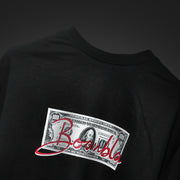BOAMBLA Money Buys Happiness | Reality Check Oversized Tee | Black