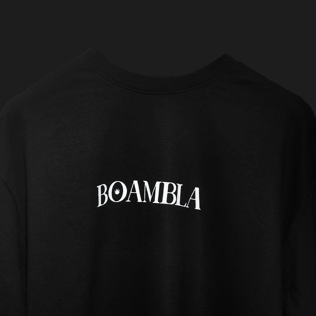 Black - BOAMBLA “Ice Tiger” Oversized Tee