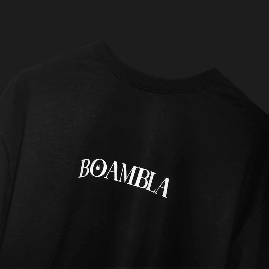 Black - BOAMBLA “Ice Tiger” Oversized Tee