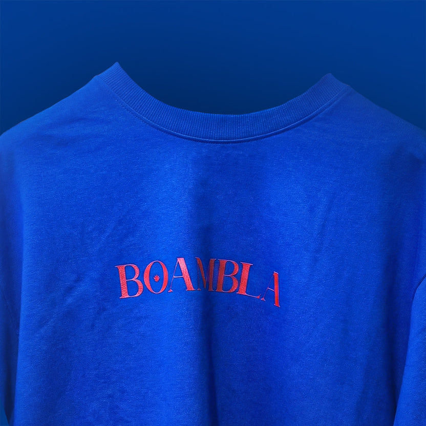 BOAMBLA Signature | Everyday Essential Oversized Tee | Blue