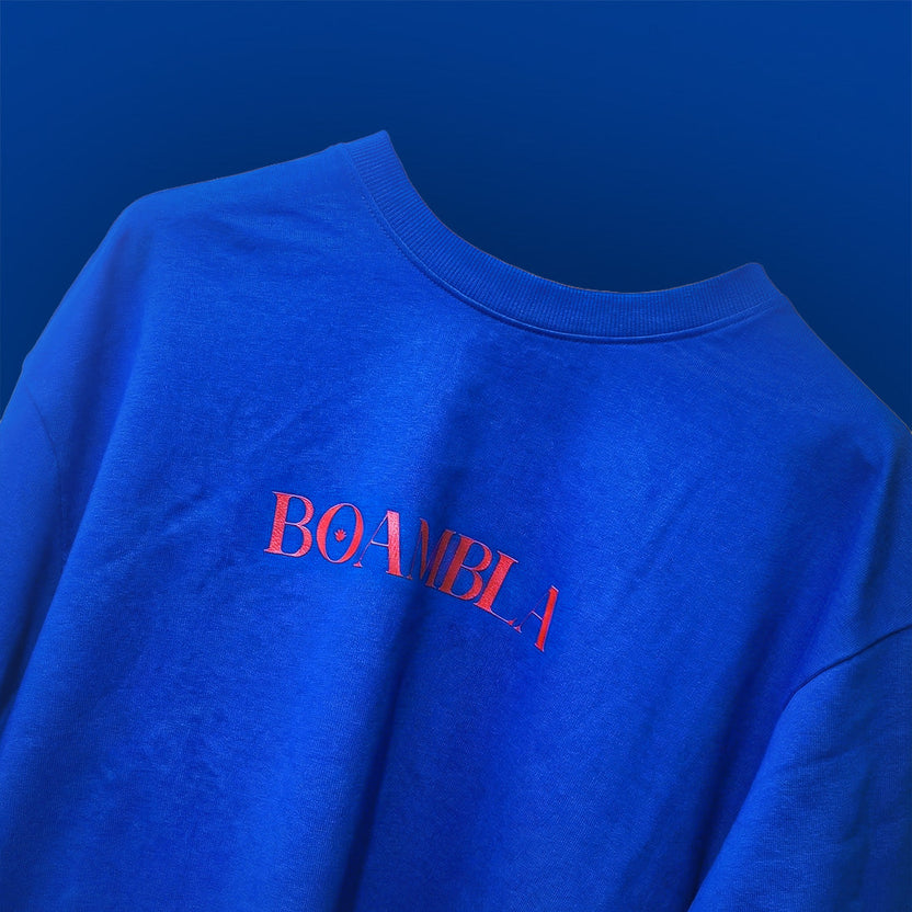 BOAMBLA Signature | Everyday Essential Oversized Tee | Blue