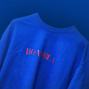 BOAMBLA Signature | Everyday Essential Oversized Tee | Blue
