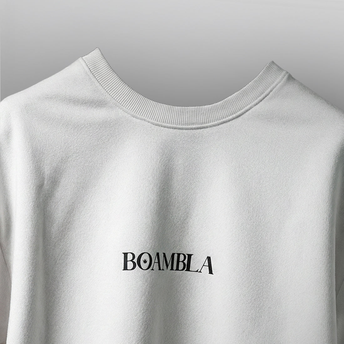 White | BOAMBLA BIG BULL — No Fear Oversized Tee