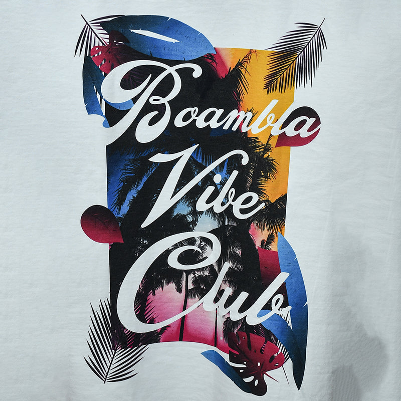 White | BOAMBLA Vibe Club —Members Only Oversized Teee