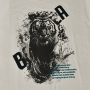 BOAMBLA White Tiger | Alpha Oversized Tee | White