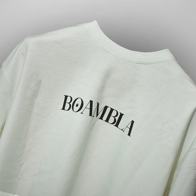 BOAMBLA Signature | Everyday Essential Oversized Tee | Off White