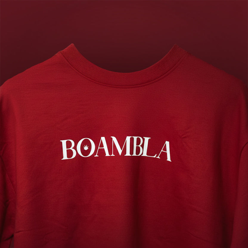 BOAMBLA Signature | Everyday Essential Oversized Tee | Red