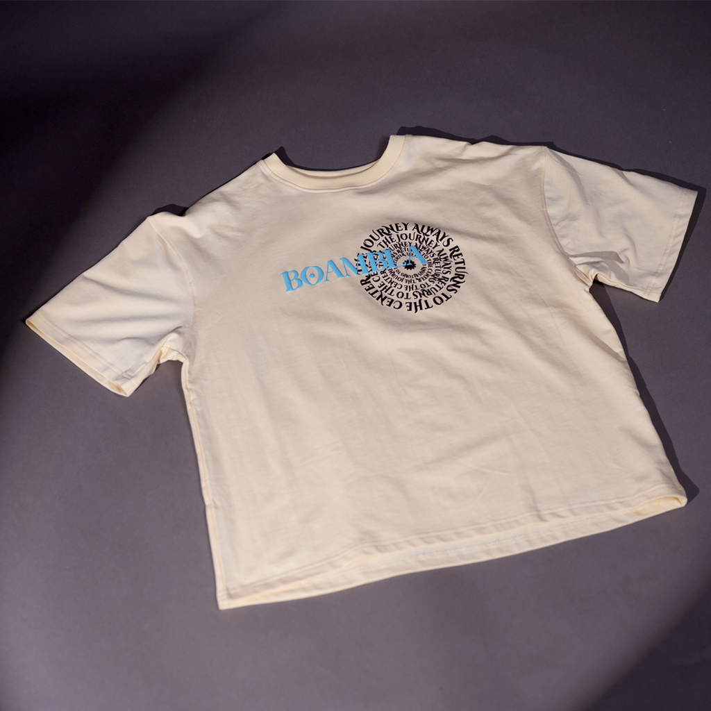 BOAMBLA | The Journey (Mandala Art) Tee | Beige