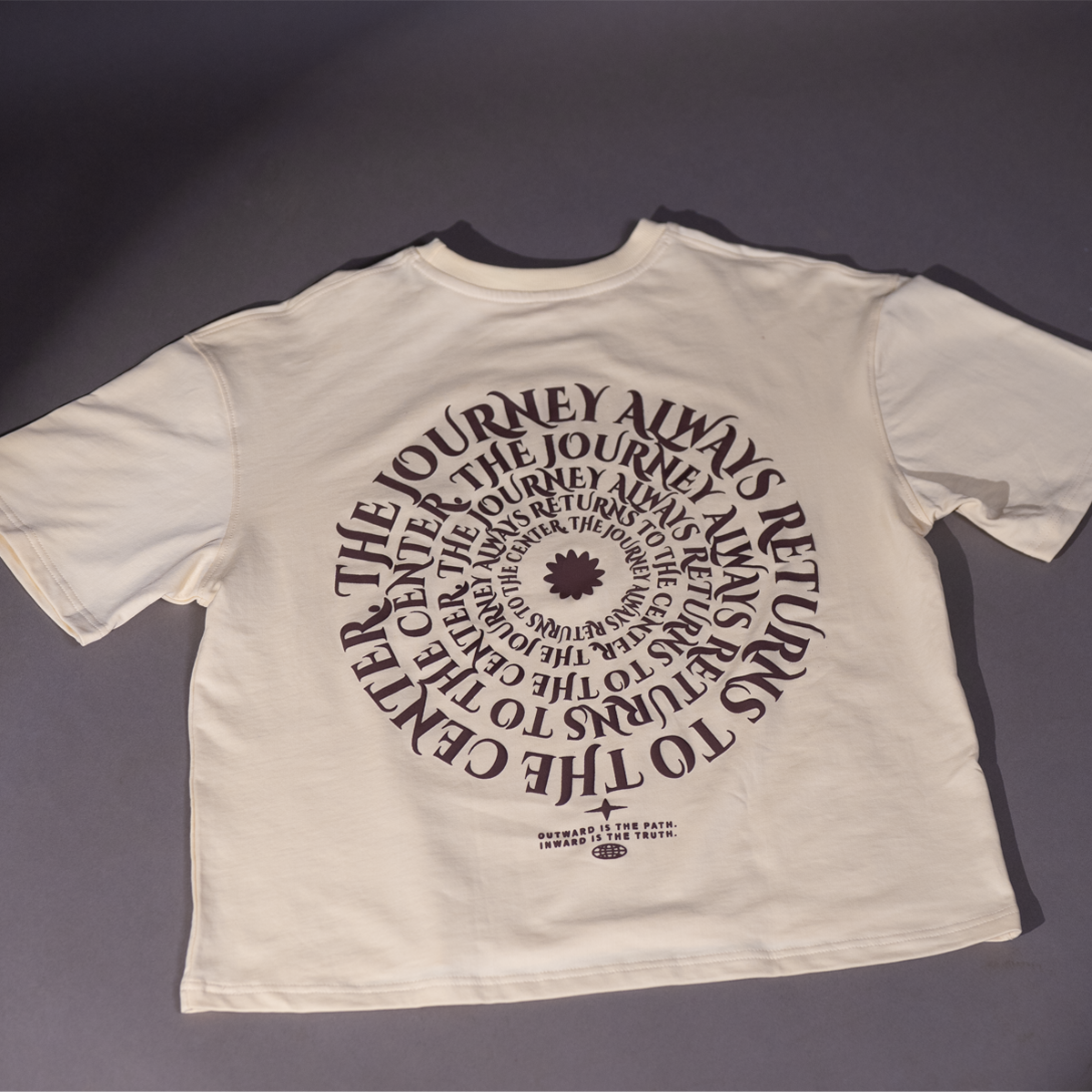 BOAMBLA | The Journey (Mandala Art) Tee | Beige