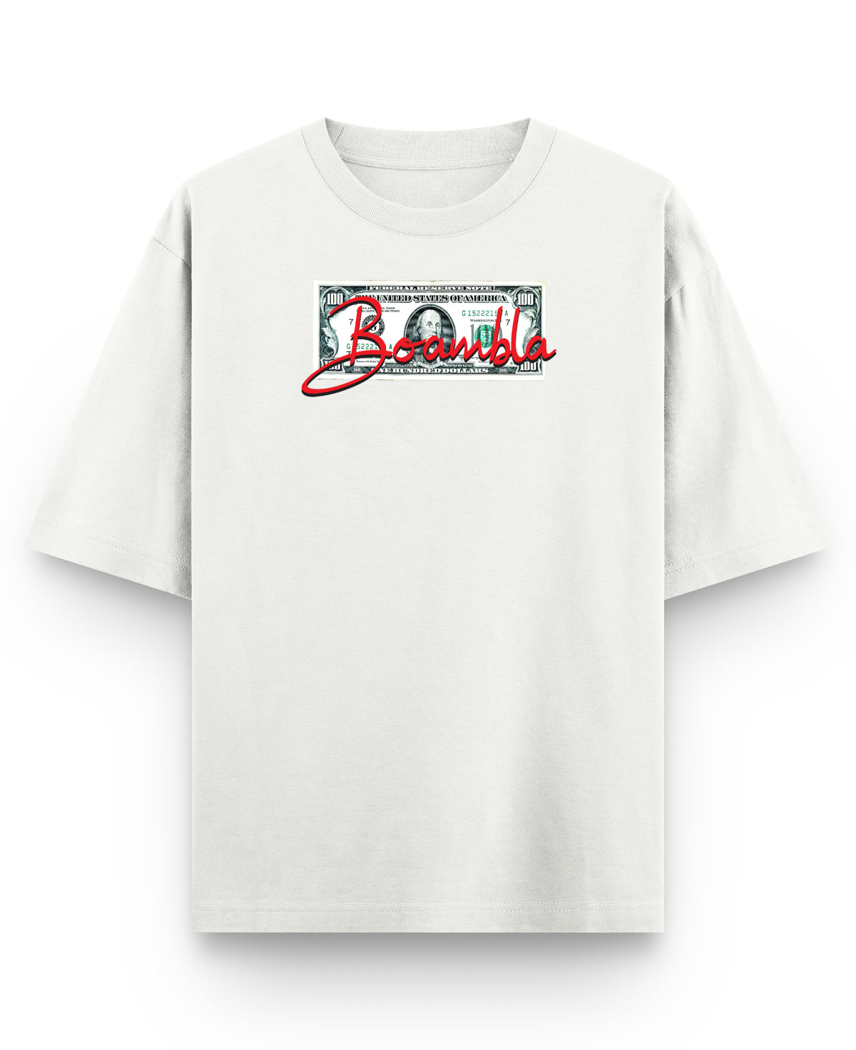 Off White Oversized T-shirt Front Design