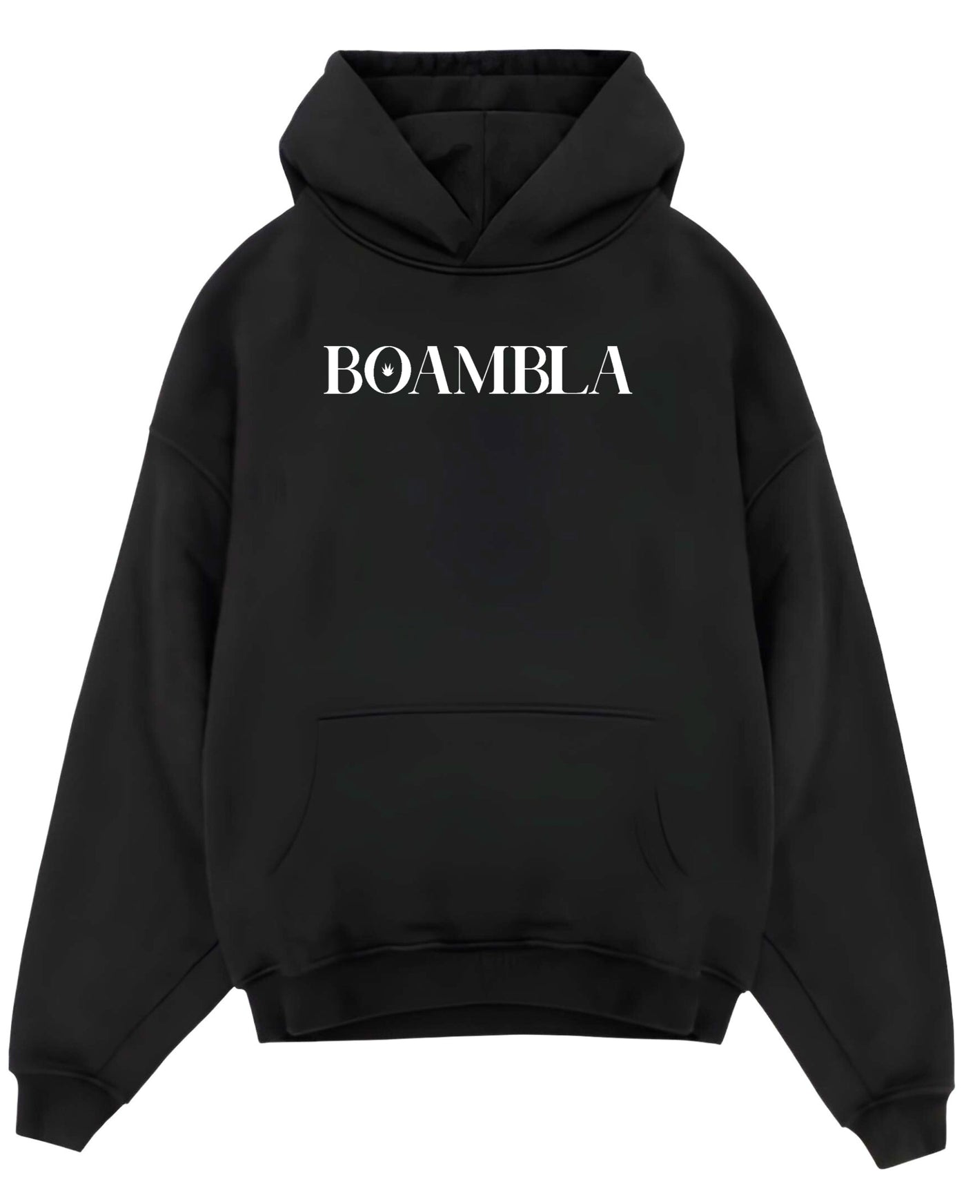 Black Oversized Hoodie Front Design