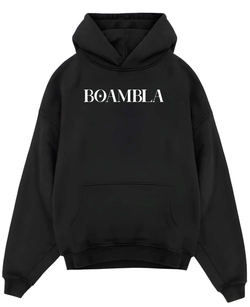 Black Oversized Hoodie Front Design