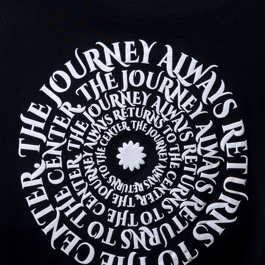 BOAMBLA | The Journey (Mandala Art) Tee | Black