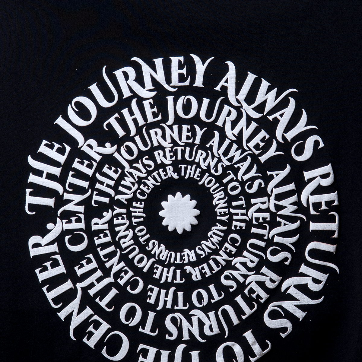 BOAMBLA | The Journey (Mandala Art) Tee | Black